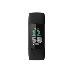 Fitbit Charge 6  Fitness Activity, Sleep + Stress Tracker wireless (braccialetto) (NFC) - Banda ossidiana / Custodia in alluminio nera (first shipment 12.10.23)