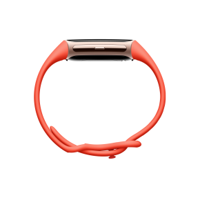 Activité physique sans fil, sommeil + traqueur de stress (bracelet) (NFC) - Coral Band / Champagne Gold Aluminum Case (first Shipment 12.10.23)